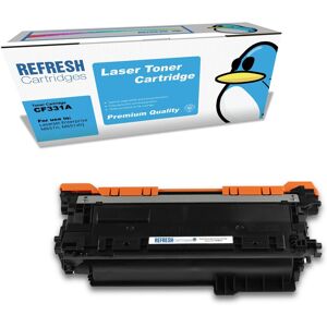 Refresh Cartridges Replacement Cyan Cf331a/654a Toner Compatible With Hp Printer Refresh Cartridges Replacement Cyan Cf331a/654a Toner Compatible With Hp Printer