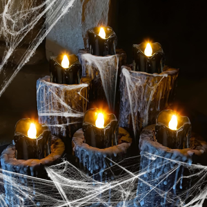Does Not Apply 12pcs Halloween Candle, Flameless Black Halloween Led Tea Lights Candle Tealight Does Not Apply 12pcs Halloween Candle, Flameless Black Halloween Led Tea Lights Candle Tealight