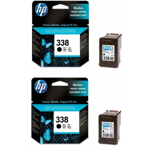 2x Genuine Hp 338 Black Ink Cartridges (C8765ee ) - Free Uk Delivery! Vat Inc. 2x Genuine Hp 338 Black Ink Cartridges (C8765ee ) - Free Uk Delivery! Vat Inc.