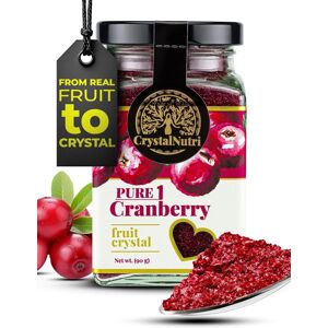 Crystalnutri Pure Cranberry 90g – Better Then Freeze Dried Fruit - Concentrated Powder - L Crystalnutri Pure Cranberry 90g – Better Then Freeze Dried Fruit - Concentrated Powder - L
