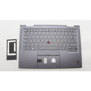 Lenovo Yoga X1 8th Gen Palmrest Cover Keyboard German Grey Backlit 5m11h62261 Lenovo Yoga X1 8th Gen Palmrest Cover Keyboard German Grey Backlit 5m11h62261