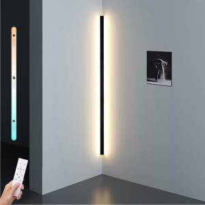 Does Not Apply Indoor Led Wall Light - Minimalist Corner Lamp, Black Metal Sconce, 3000k Modern Does Not Apply Indoor Led Wall Light - Minimalist Corner Lamp, Black Metal Sconce, 3000k Modern