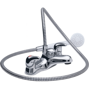 Evg Leger L550 Bath & Shower Mixer Tap Chrome Dual Lever Control Complete With S Evg Leger L550 Bath & Shower Mixer Tap Chrome Dual Lever Control Complete With S