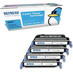 Refresh Cartridges Full Set Value Pack 642a Toner Compatible With Hp Printers Refresh Cartridges Full Set Value Pack 642a Toner Compatible With Hp Printers