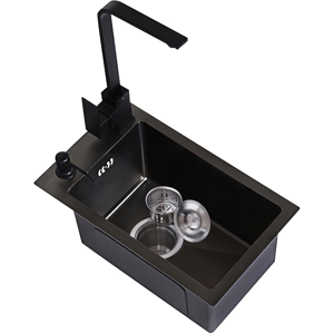 Does Not Apply Black Sus304 Stainless Steel Kitchen Renovation Single Sink (38 * 30 * 22 Cm, Bl Does Not Apply Black Sus304 Stainless Steel Kitchen Renovation Single Sink (38 * 30 * 22 Cm, Bl