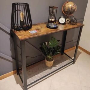 Slim Hallway Console Table Hall Entryway Living Room Industrial Style Furniture Slim Hallway Console Table Hall Entryway Living Room Industrial Style Furniture