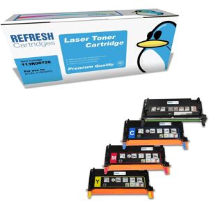 Refresh Cartridges Full Set Value Pack Toners Compatible With Xerox Phaser 6180 Refresh Cartridges Full Set Value Pack Toners Compatible With Xerox Phaser 6180
