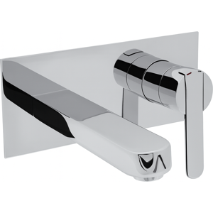 Evg Ecstasy Wall Mounted Basin Mixer Tap Chrome – Single Lever Evg Ecstasy Wall Mounted Basin Mixer Tap Chrome – Single Lever