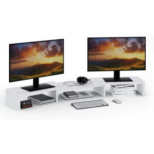 Comfortcove Dual Monitor Stand Riser, Monitor Stand, Desk Organizer, Laptop Stand, Computer Comfortcove Dual Monitor Stand Riser, Monitor Stand, Desk Organizer, Laptop Stand, Computer