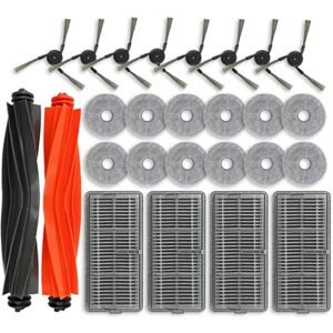 3x(For X40 Pro Ultra Robot Vacuum Cleaner Spare Parts Main Side Brush Hepa6220 3x(For X40 Pro Ultra Robot Vacuum Cleaner Spare Parts Main Side Brush Hepa6220
