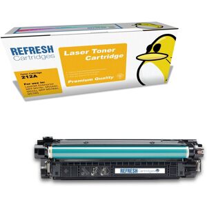 Refresh Cartridges Replacement Yellow 212a Toner Compatible With Hp Printers Refresh Cartridges Replacement Yellow 212a Toner Compatible With Hp Printers