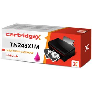 Cartridgex Magenta Toner Cartridge Compatible With Brother Tn248xlm Dcp-L3520cdwe Dcp-L3527 Cartridgex Magenta Toner Cartridge Compatible With Brother Tn248xlm Dcp-L3520cdwe Dcp-L3527