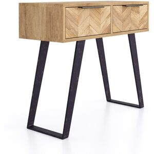 Ifd Console Side Table Solid Mango Agra 1 Drawer Side Table With Parquet Design Ifd Console Side Table Solid Mango Agra 1 Drawer Side Table With Parquet Design