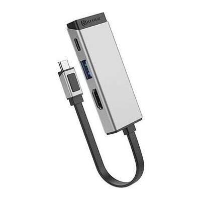 Alogic Silver USB-C Dock - Portable Laptop Port Replicator Alogic Silver USB-C Dock - Portable Laptop Port Replicator