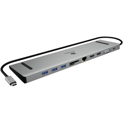 ICY BOX IB-DK2106a-CPD Docking Station - 11-in-1, 100W PD, Dual Monitors ICY BOX IB-DK2106a-CPD Docking Station - 11-in-1, 100W PD, Dual Monitors
