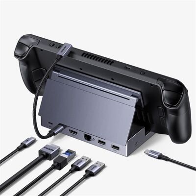 Ugreen Cm800 6-In-1 Usb-C Docking Station Grey Ugreen Cm800 6-In-1 Usb-C Docking Station Grey