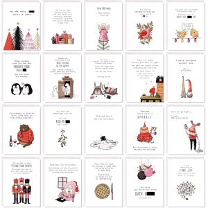 Aly Lou Christmas Card Pack Funny & Sarcastic – 20 Festive Greeting Cards, Xmas Multi Aly Lou Christmas Card Pack Funny & Sarcastic – 20 Festive Greeting Cards, Xmas Multi