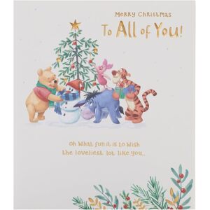 Uk Greetings Christmas Card For All Of You – Disney Winnie The Pooh & Friends Fe Uk Greetings Christmas Card For All Of You – Disney Winnie The Pooh & Friends Fe