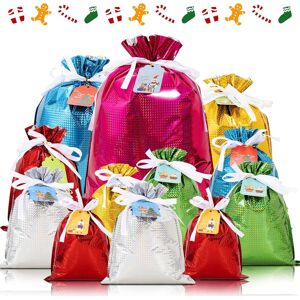 Christmas Drawstring Gift Bags, Cloudgree Xmas Wrapping Bags With Tags, Reusabl Christmas Drawstring Gift Bags, Cloudgree Xmas Wrapping Bags With Tags, Reusabl