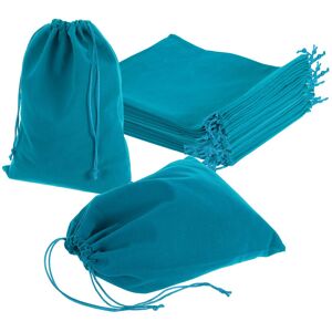Metallixity 25 Pcs Velvet Drawstring Bag 8 X 10 Inch Jewelry Pouches Gift Bags, Sky Blue Metallixity 25 Pcs Velvet Drawstring Bag 8 X 10 Inch Jewelry Pouches Gift Bags, Sky Blue