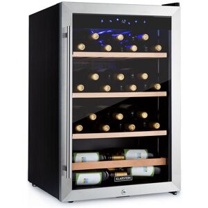 Klarstein Wine Cooler Fridge Dual Zone Wine Fridge Glass Door Touch Led 48 Bottles Black Klarstein Wine Cooler Fridge Dual Zone Wine Fridge Glass Door Touch Led 48 Bottles Black