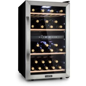 Klarstein Wine Cooler Fridge 2 Zone Wine Fridge With Glass Door Touch Led 45 Bottles Black Klarstein Wine Cooler Fridge 2 Zone Wine Fridge With Glass Door Touch Led 45 Bottles Black