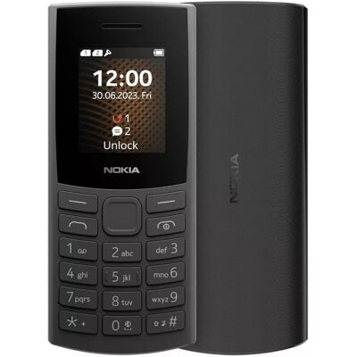 Nokia - 105 4G Dual SIM - Charcoal - Basic - Mobile Phone Nokia - 105 4G Dual SIM - Charcoal - Basic - Mobile Phone