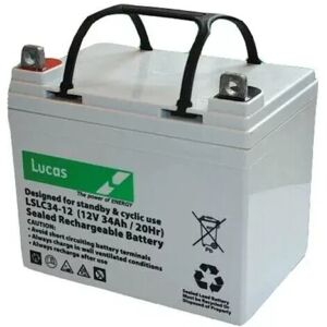Lucas Lslc 34-12 12V 34Ah Sealed Golf Trolley Battery Lucas Lslc 34-12 12V 34Ah Sealed Golf Trolley Battery