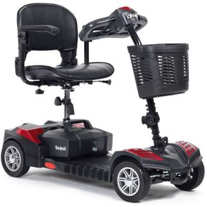 Drive Scout Pavement Mobility Scooter Red Drive Scout Pavement Mobility Scooter Red