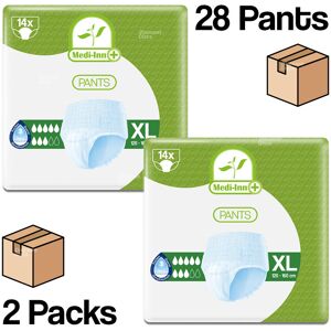 Medi-Inn Pants Super Extra Large Adult Nappies Incontinence Pull Up Pants 2 X 14 Medi-Inn Pants Super Extra Large Adult Nappies Incontinence Pull Up Pants 2 X 14