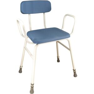 Aidapt Astral Perching Stool With Arms And Padded Back -Height Adjustable Vg865 Aidapt Astral Perching Stool With Arms And Padded Back -Height Adjustable Vg865