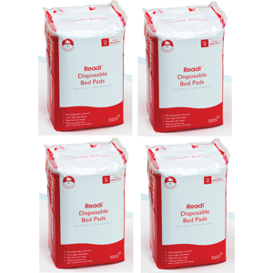 Readi Disposable Bed Pads Incontinence Protection Sheets 60 X 90cm 4 X Pks Of 25 Readi Disposable Bed Pads Incontinence Protection Sheets 60 X 90cm 4 X Pks Of 25