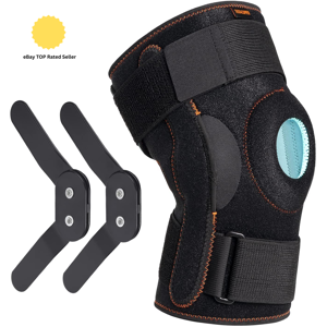 Does Not Apply Hinged Knee Support Brace-Adjustable Open Patella With Parallel Stra Does Not Apply Hinged Knee Support Brace-Adjustable Open Patella With Parallel Stra