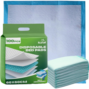 Does Not Apply 100x Disposable Incontinence Bed Pads 60 X 60cm Highly-Absorbent Incontinence Does Not Apply 100x Disposable Incontinence Bed Pads 60 X 60cm Highly-Absorbent Incontinence