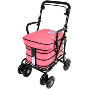 Prestige Walking /shopping Trolley With Seat & Armrest - Pink Fully Assembled! Prestige Walking /shopping Trolley With Seat & Armrest - Pink Fully Assembled!