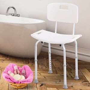 Bath Chair Shower Seat Safety Bathroom Elderly Aids Adjustable Homcom Bath Chair Shower Seat Safety Bathroom Elderly Aids Adjustable Homcom