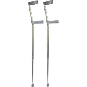 Aidapt Adjustable Height Aluminium Lightweight Walking Elbow Crutch With Anti S Aidapt Adjustable Height Aluminium Lightweight Walking Elbow Crutch With Anti S