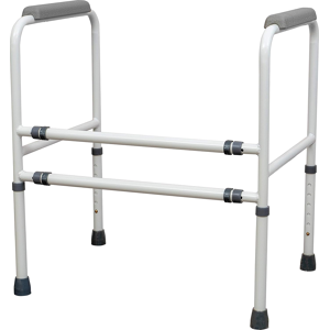 Aidapt Free Standing Support Toilet Safety Frame With Adjustment For Height And Aidapt Free Standing Support Toilet Safety Frame With Adjustment For Height And