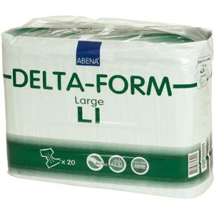 Abena Delta Form Adult Diapers Large Plus L1 Nappy X 20 Night Day Incontinence Abena Delta Form Adult Diapers Large Plus L1 Nappy X 20 Night Day Incontinence