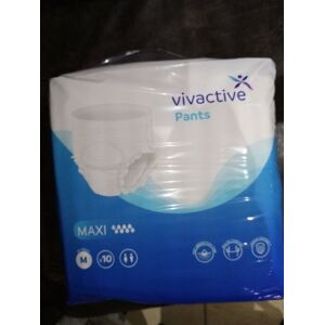 Vivactive Maxi Incontinence Pants Discreet Fit, M (80-120 Cm), 8 Packs X 10 Pcs Vivactive Maxi Incontinence Pants Discreet Fit, M (80-120 Cm), 8 Packs X 10 Pcs