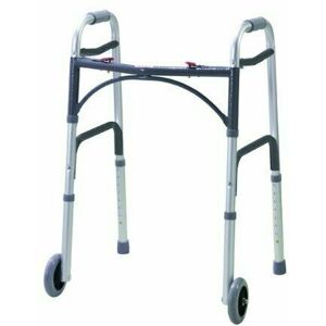 Drive Devilbiss Healthcare Folding Lightweight Aluminium Walking Frame With Whee Drive Devilbiss Healthcare Folding Lightweight Aluminium Walking Frame With Whee