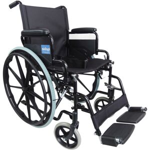 Aidapt Self Propelled Steel Transit Chair / Wheelchair - Black Aidapt Self Propelled Steel Transit Chair / Wheelchair - Black