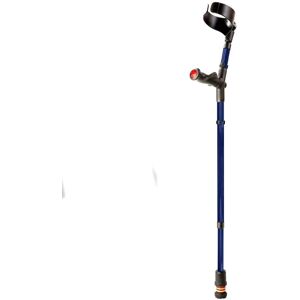 Mobility Smart Flexyfoot Double Adjustable Ergonomic Comfy Grip Closed Cuff Crutch Blue Right Mobility Smart Flexyfoot Double Adjustable Ergonomic Comfy Grip Closed Cuff Crutch Blue Right