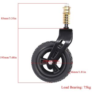 Rollator Front Caster Wheelchair Front Wheel Easy To Maneuver 6in Long Lasting Rollator Front Caster Wheelchair Front Wheel Easy To Maneuver 6in Long Lasting