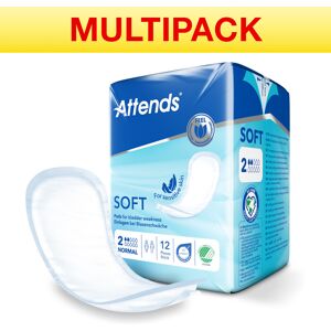Attends Soft 2 Normal Incontinence Pads - Breathable, Odour Protection Attends Soft 2 Normal Incontinence Pads - Breathable, Odour Protection