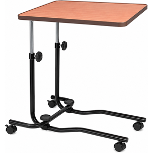Nrs Healthcare Overbed Over Bed Chair Table With 4 Castors And Dark Legs Disability Aid Nrs Healthcare Overbed Over Bed Chair Table With 4 Castors And Dark Legs Disability Aid