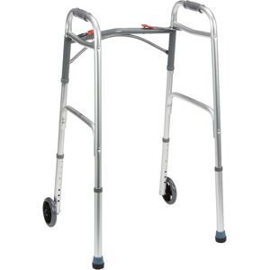 Drive Devilbiss Healthcare Drive Devilbiss Folding Lightweight Aluminium Walking Frame With Wheels Drive Devilbiss Healthcare Drive Devilbiss Folding Lightweight Aluminium Walking Frame With Wheels