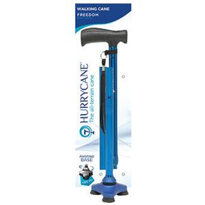 Drive Medical Hurrycane Libre Folding Cane - Blue - Walking Cane Drive Medical Hurrycane Libre Folding Cane - Blue - Walking Cane