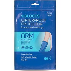 Bloccs Waterproof Cast Cover Arm Swim Shower Bathe. Watertight Protector Adult Short A Bloccs Waterproof Cast Cover Arm Swim Shower Bathe. Watertight Protector Adult Short A