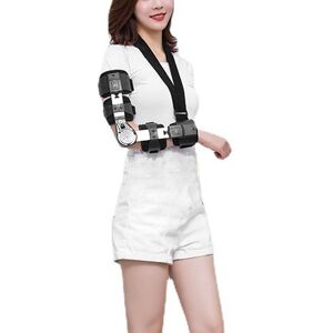 Hinged Elbow Brace With Strap Sling Adjustable Aluminium Alloy Elbow Support Bra Hinged Elbow Brace With Strap Sling Adjustable Aluminium Alloy Elbow Support Bra